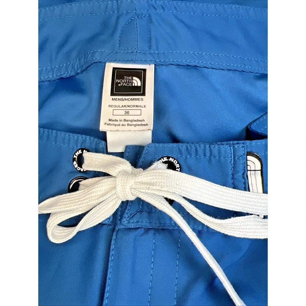 The North Face Surf Board‎ Shorts 36 Royal Blue S11 Cargo Pocket Drain Holes